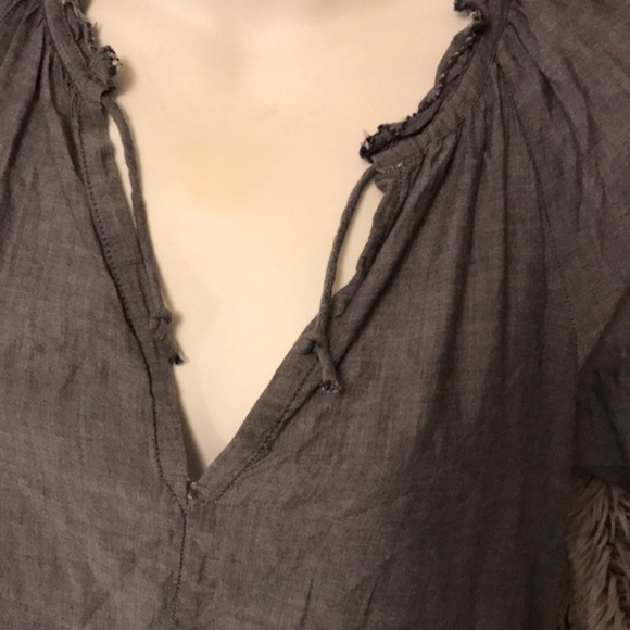 3/$15 Converse top blouse tunic 3/4 sleeve xs - Picture 6 of 7